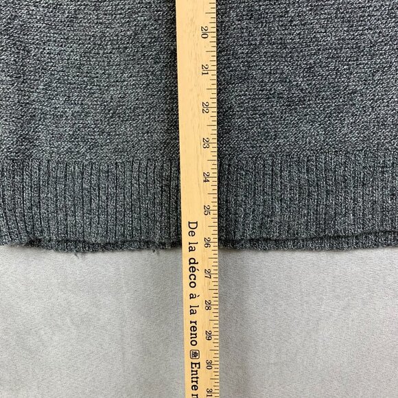 Smartwool Mens Sweater XL Gray Heather Ripple Ridge 1/2 Zip Pullover Long Sleeve - Picture 4 of 7